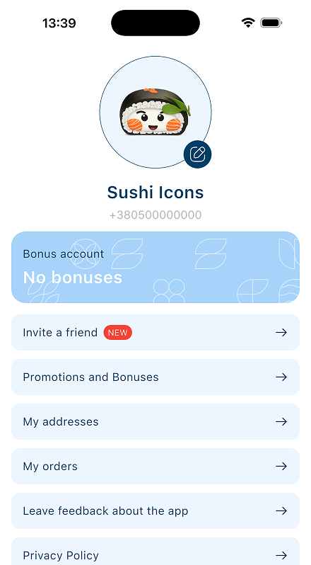 Tap <strong>«Invite a friend»</strong> in the app profile